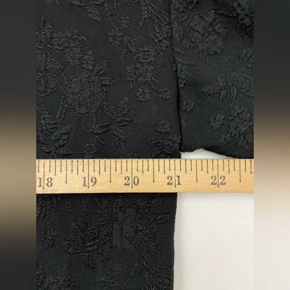 ASTR The Label Black Floral Blazer Jacket Small (sku 497) - Picture 9 of 12